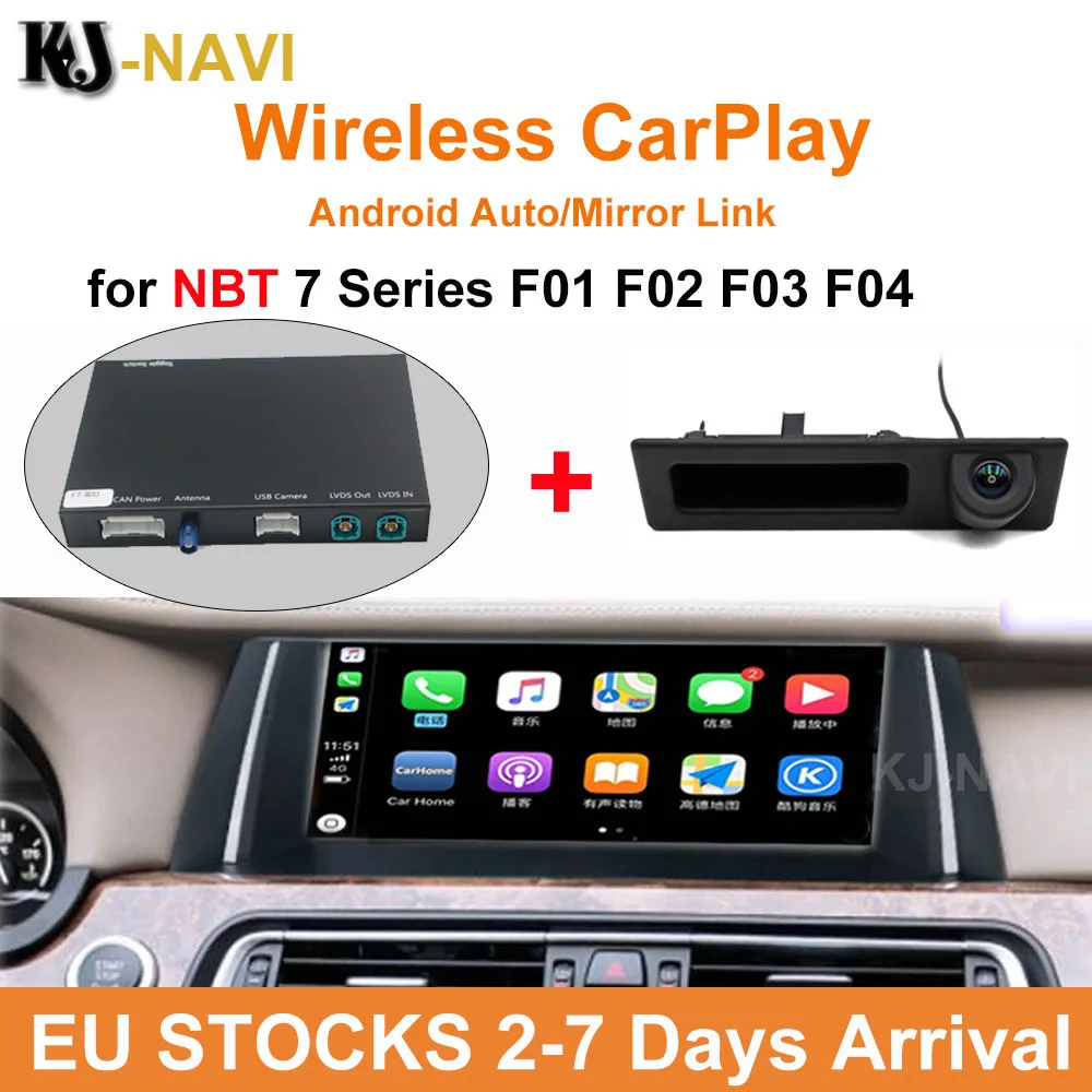 С Android Mirror Link AirPlay автомобильная функция беспроводной CarPlay для BMW NBT 7 серии F01 F02 F03 F04