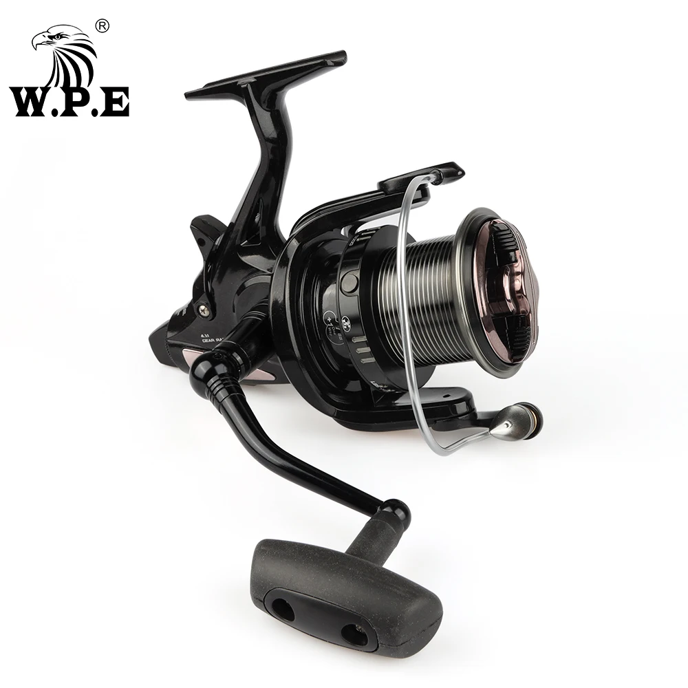 W.P.E Fishing Reel Spinning Reel HKA 5000/6000 4.1:1 7+1BBs Front and Rear Drag System Max Drag Power 14.5KG Carp Fishing Tackle