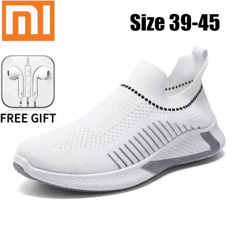 

Кроссовки Xiaomi Mijia мужские для бега, дышащие, ленивые, повседневная обувь, в стиле Харадзюку