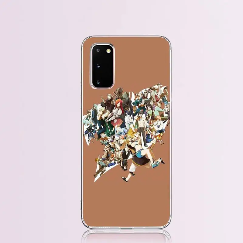HPCHCJHM Феи хвост ТПУ Мягкий силиконовый чехол для телефона Samsung S9 plus S5 S6 S7 edge S8 S10 |