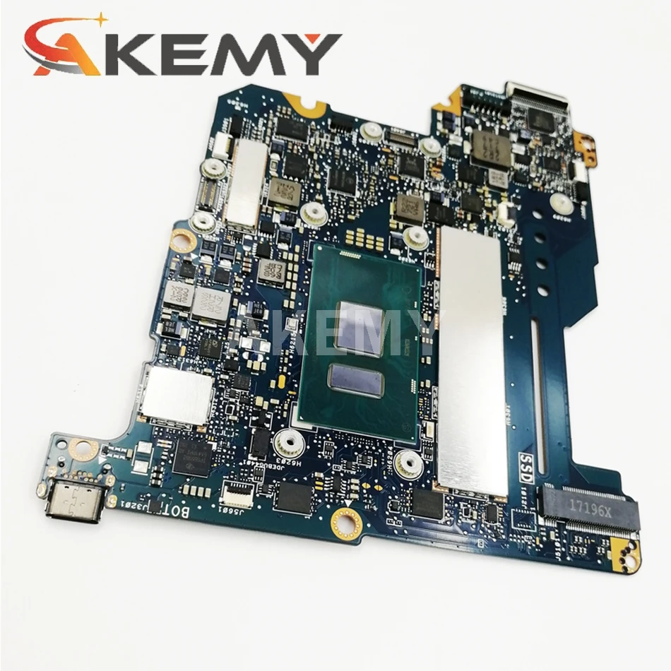 Verkauf Akemy UX390UAK Motherboard Für ASUS UX390U UX390UA UX390UAK Laotop Mainboard Mit I7-7500 CPU 8G RAM