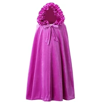 Girls Elsa Anna Snow Queen Hooded Cape Kid Dress up Snow Queen Princess Girl Halloween Gift Birthday Party Costume