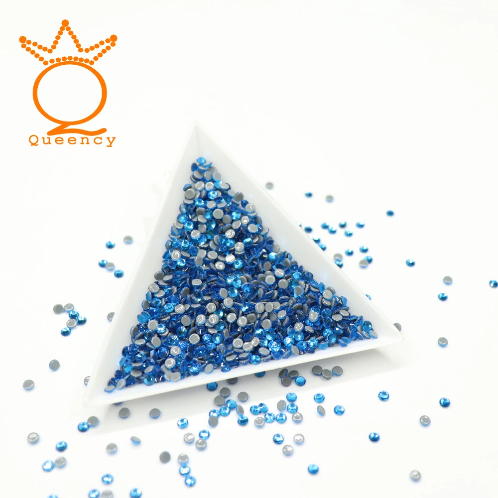 Горячая фиксация стразы с плоской задней поверхностью термоклейкие Кристальные