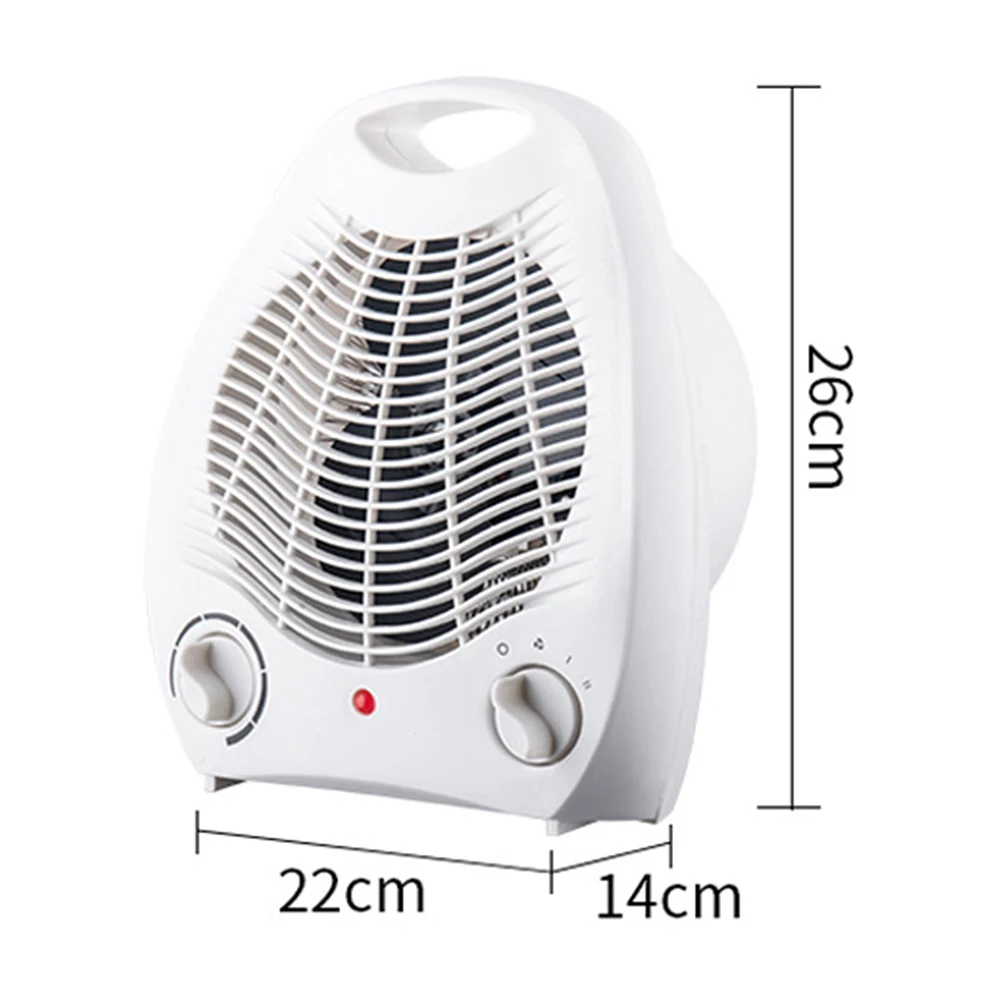 

220V 2000W Electric Fan Heater Handy Adjustable Protable Desktop Office Air Fan Home Student Dormitory Bed Winter Warmer Machine