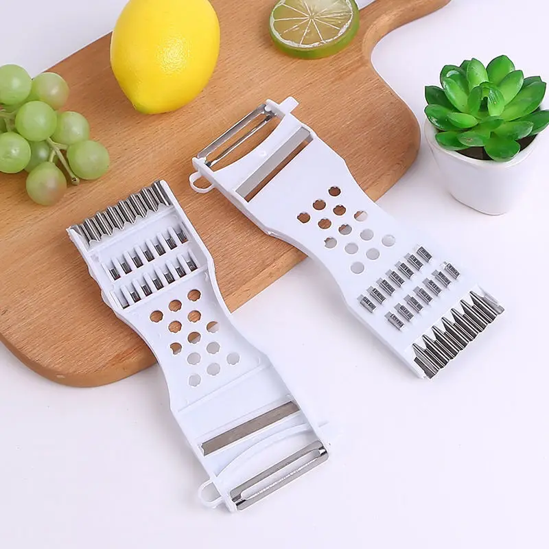 

1PC Newest Multi-Function Grater Peeler Kitchen Vegetable Carrot Gadgets Fruit Paring Knife Double Head For Kitchen Cooking Tool