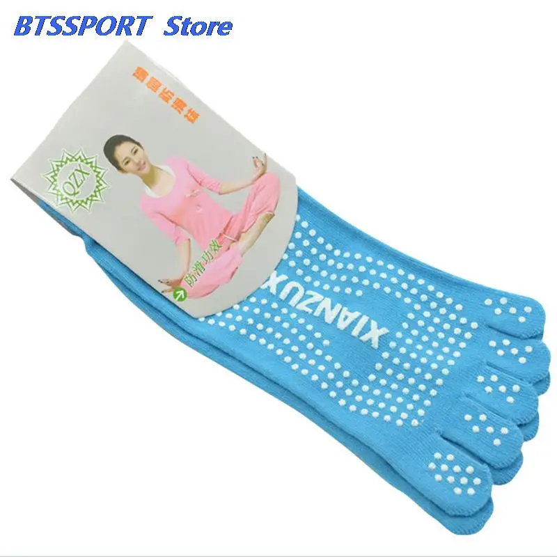 Распродажа женские носки для йоги спортзала танцев занятий спортом пять пальцев