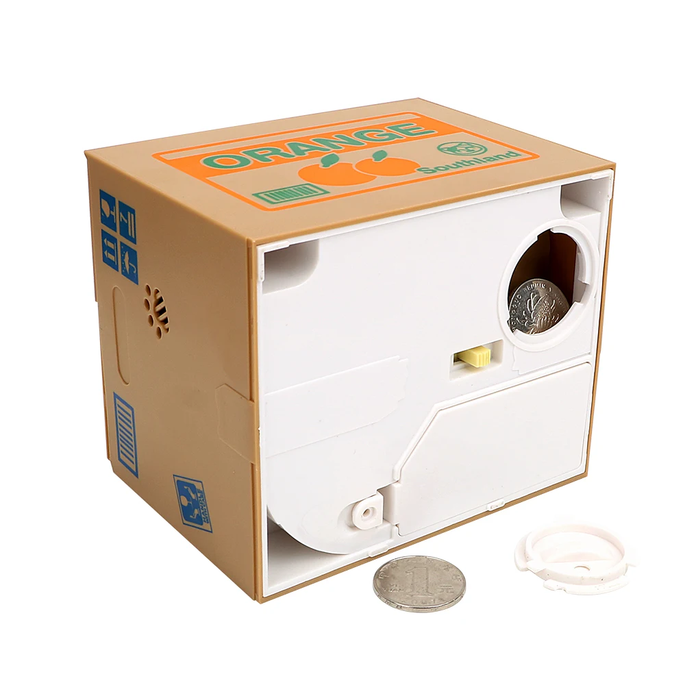 Автоматическая Копилка в виде панды кошки крадущей монеты коробка для денег