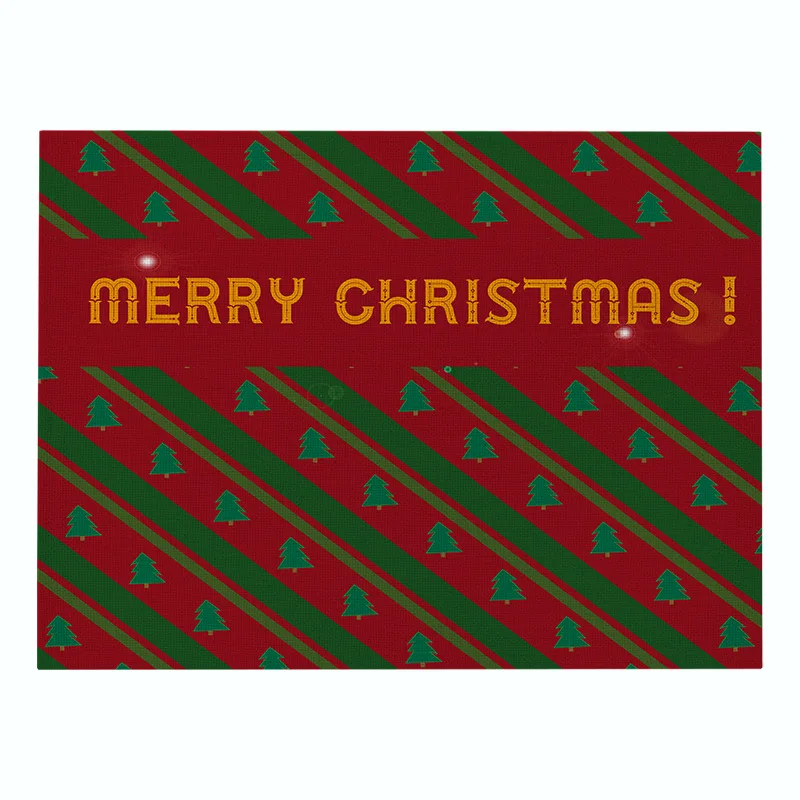 13 Elife Merry Christmas скатерти узор 42*32 см Лен красный снеговик украшения кухни Кофейня отель Декоративная скатерть - Цвет: 13