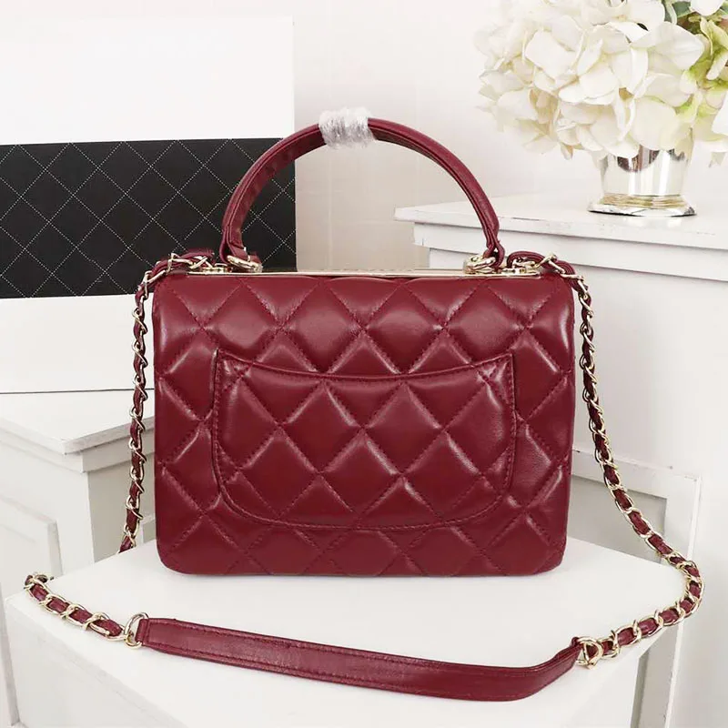 Hot Selling Handbag Tote Bags Fashion Design Ladies One Shoulder Bag For Women Classic Deluxe Real Leather Slant Purse Bag