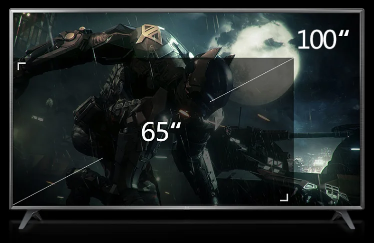 100 ''монитор и Телевизор с французским немецким испанским английским