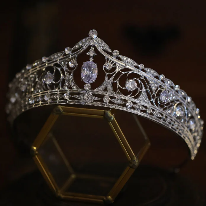 Свадебные аксессуары для волос Тиары короны торжества помолвки выпускного