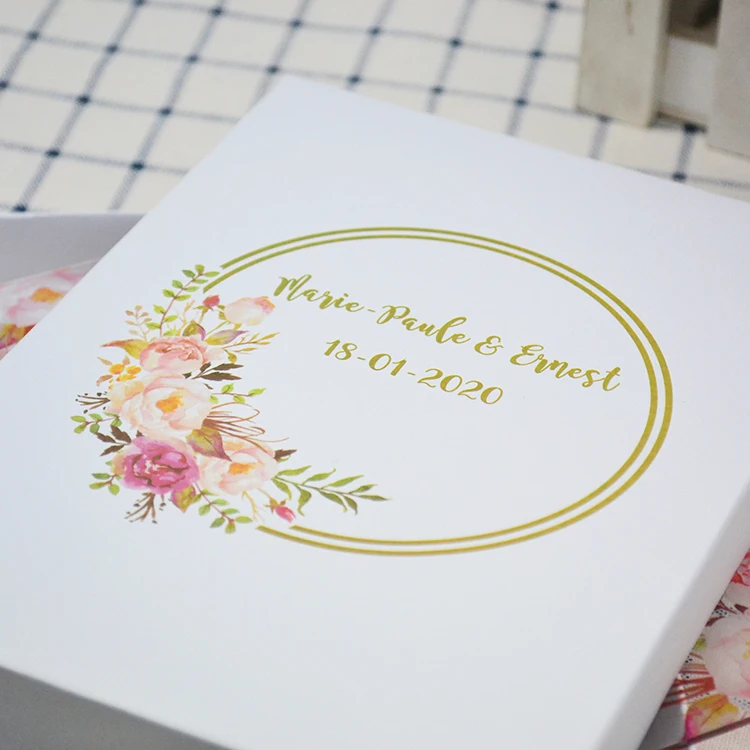 UV printing clear acrylic wedding invitation with box | Дом и сад