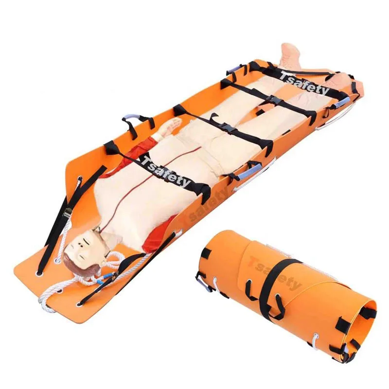 

High quality Lift Roll stretcher folding multifunctional Fire emergency Well Height rescue