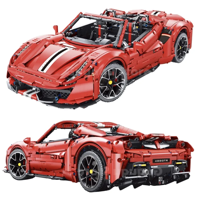 

Expert High-tech City Supercar 488 Building Blocks Assembling Model City MOC RSR Racing Car Brick 3608pcs Toy Gifts for Children