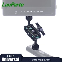 lanparte ultra light magic arm with double ballheads of 14 screw
