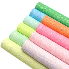 Кружевные простыни из искусственной кожи, однотонные, в форме сердца, 20x33 см