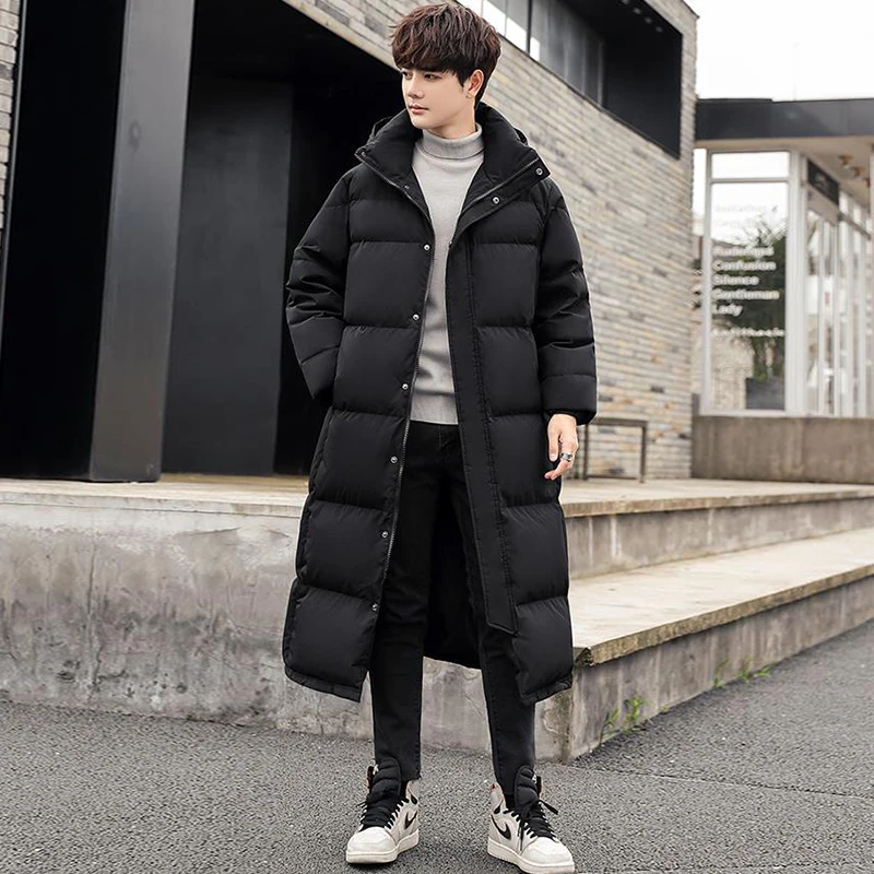 Fitaylor зимняя теплая Толстая удлиненная куртка с капюшоном перьями для женщин 3XL