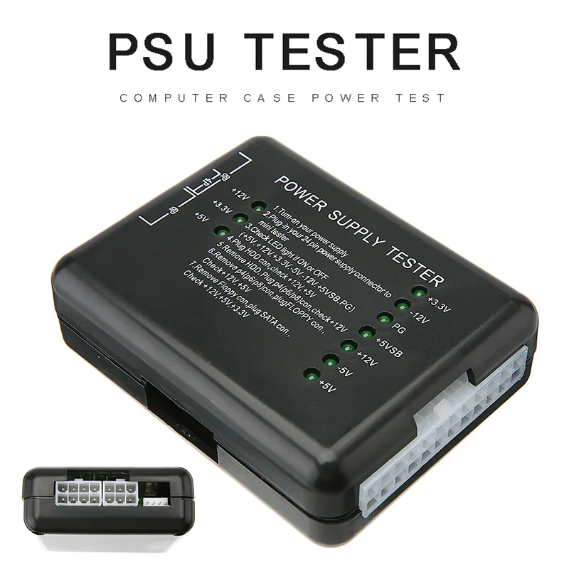 

Диагностический инструмент POHIKS, 1 шт., 20/24 Контактный блок питания ATX SATA HDD
