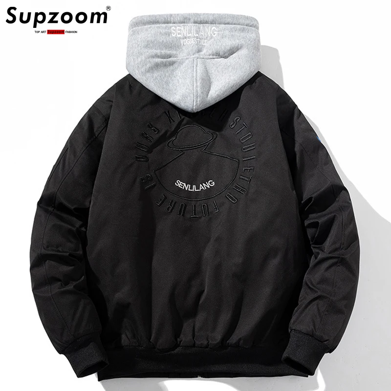 Supzoom Новое поступление модная утепленная куртка пилота брендовая одежда с