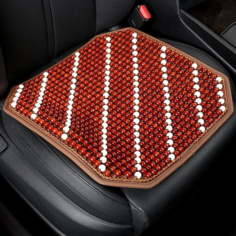 Miglior Copertura Di Sede Dell'automobile Anteriore Cuscino Del Sedile Di Massaggio Di Legno Beats Auto Zerbino Estate Pad Di Raffreddamento Auto Protezione Comune Misura Accessori
