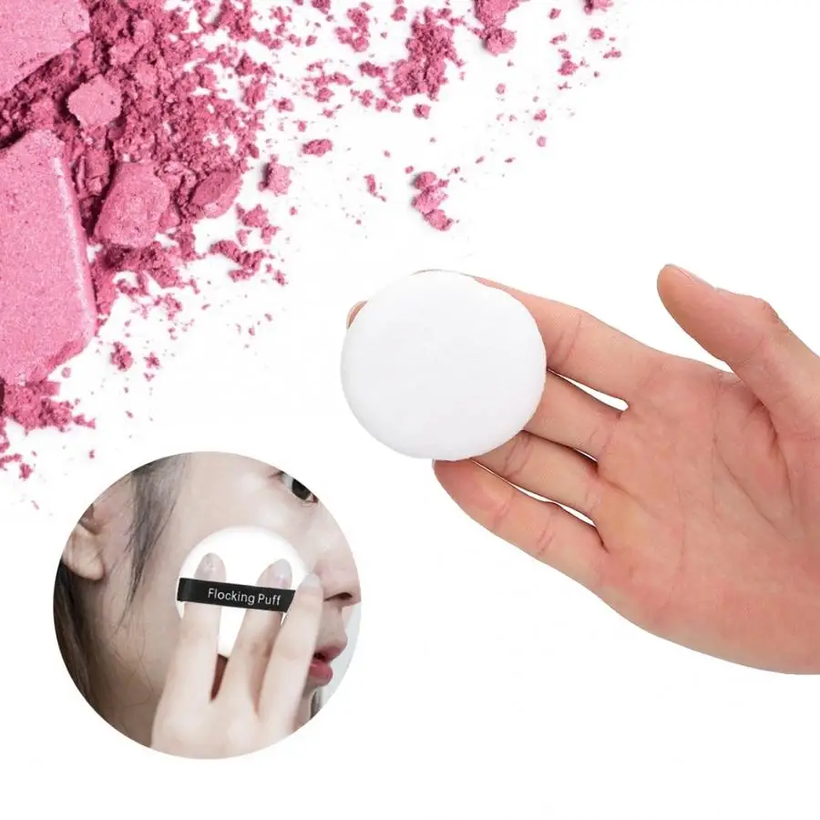 Макияж слоеная ручная вставка тип лица макияж пудра пуховка Тональная основа