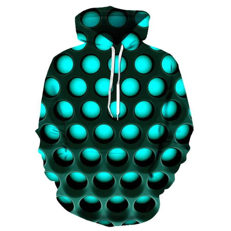

2020 Hot Spring and Autumn Psychedelic 3D Hoodie Long Sleeve Dizzy Hoodie Personality Unisex Hole Hoodie Couple Sweatshirt