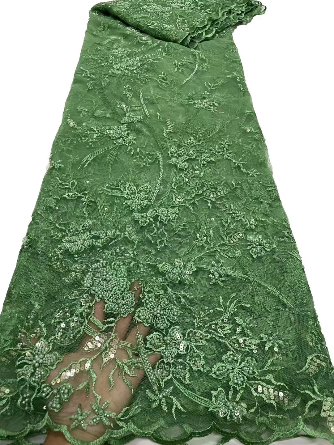 Горячая Распродажа бисера/блестки кружевные ткани африканские французские