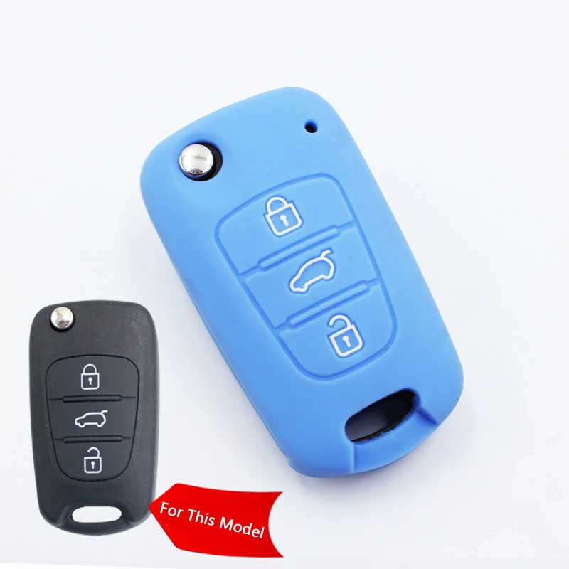 

Silica Gel Car Key Case Cover for KIA Sportage K2 K3 K4 K5 New Freddy Car Accessories Key Shell Protector