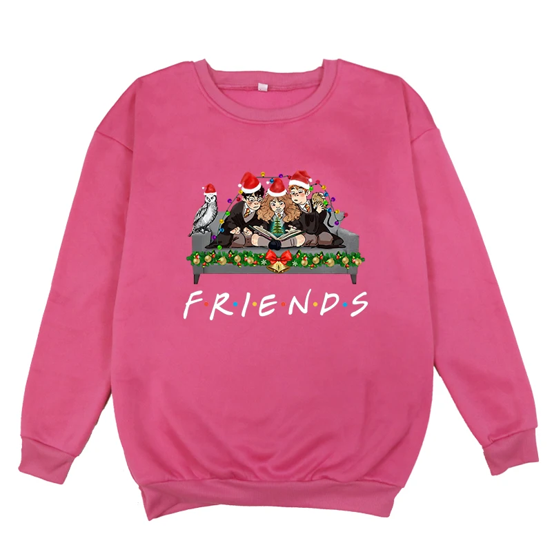 Sweater 8 Толстовки с круглым вырезом для мальчиков и девочек, толстовки с круглым вырезом и длинными рукавами для друзей и ТВ-шоу, Мужская/Женская спортивная одежда с круглым воротником, джемперы унисекс - Цвет: Sweater 8