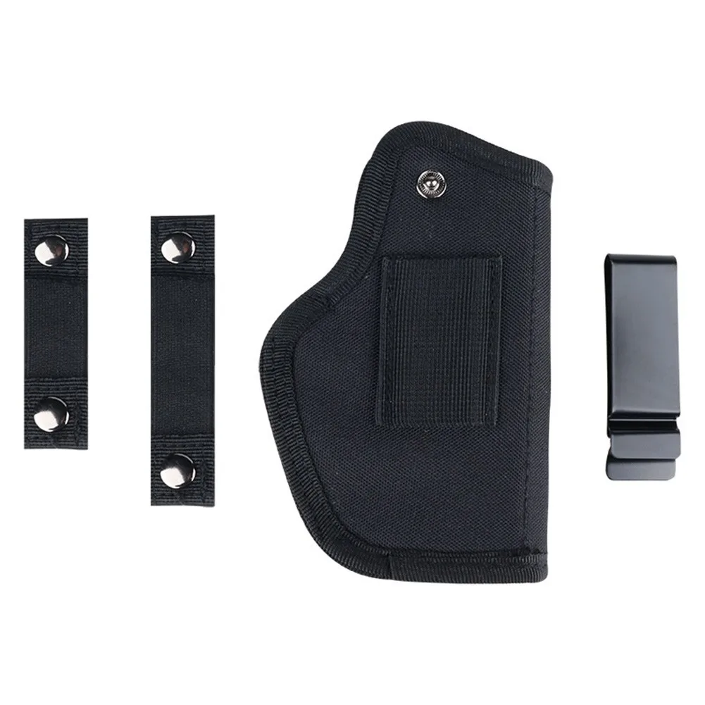 

Airsoft Pistol Side Arm Holster Carry Holsters Belt Metal Clip Adjustable Universal Gun Holster Carry Holsters Belt For Hunting