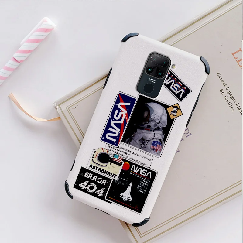 

Thin Soft Astronaut Cartoon Case For Redmi 10X4G 10X5G 10XPro 9 9a Redmi Note 8 8Pro 7 7Pro Redmi K30 K20 Liquid Silicone Cover