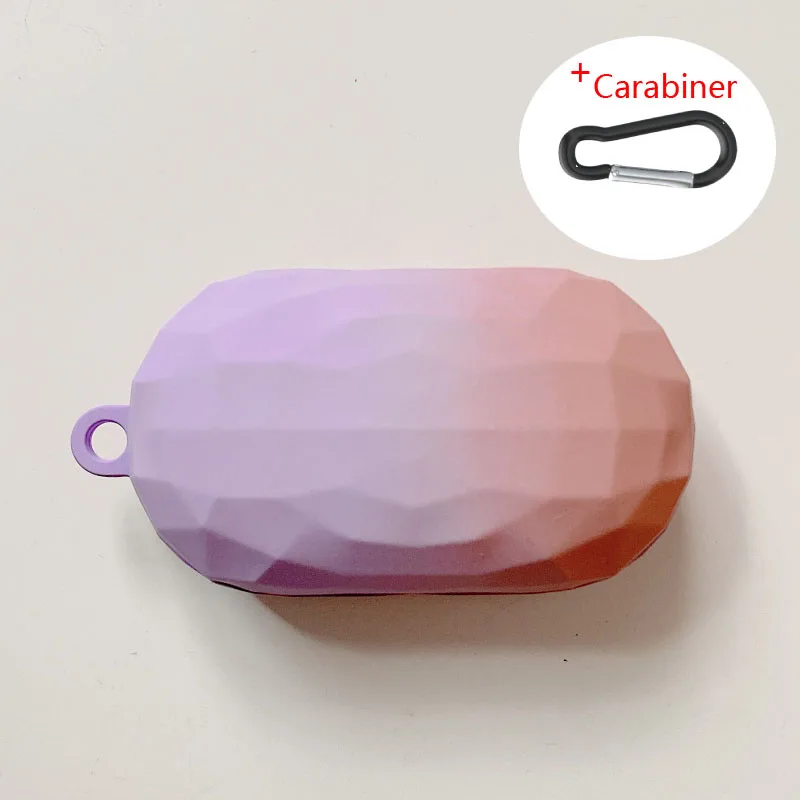 

for Samsung Galaxy Buds diamond gradient protective cover, suitable for Buds Plus earphone accessories carabiner