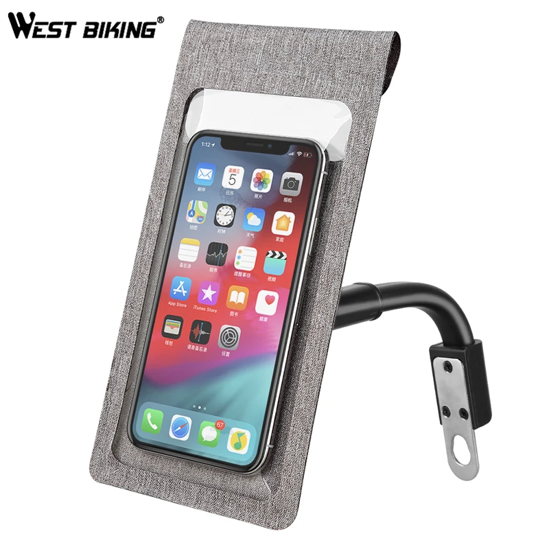 Велосипедный держатель для телефона WEST BIKING полностью водонепроницаемый
