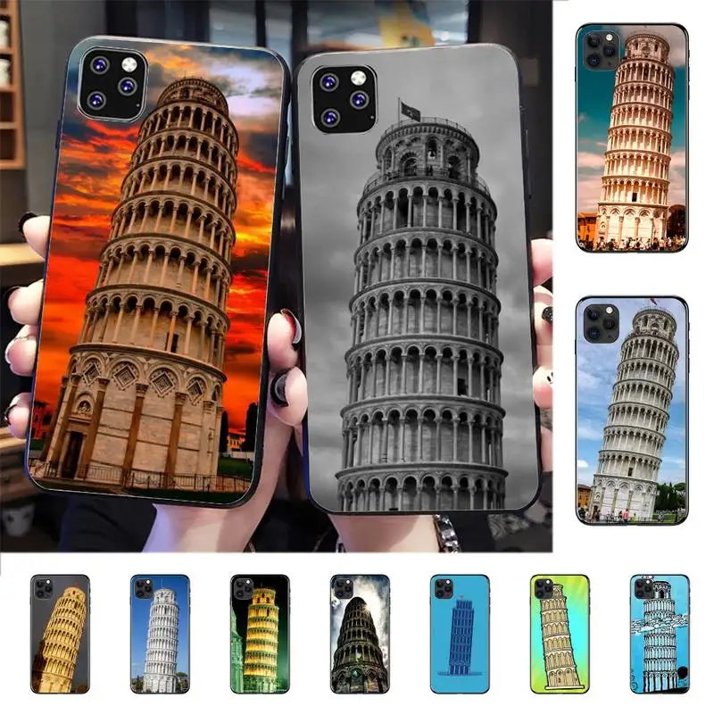 

Leaning Tower of Pisa Phone Case for iphone 13 8 7 6 6S Plus X 5S SE 2020 XR 11 12 mini pro XS MAX