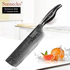 Нож накири из дамасской стали, 7 дюймов, VG10, с острым лезвием