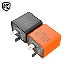 2-контактное светодиодное мигающее реле 12 В, Регулируемая частота поворотников, индикаторные реле для мотоциклов, мотоциклов