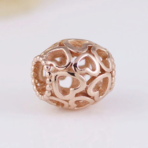 Шарм-подвеска женский из серебра 925 пробы под розовое золото | Украшения и