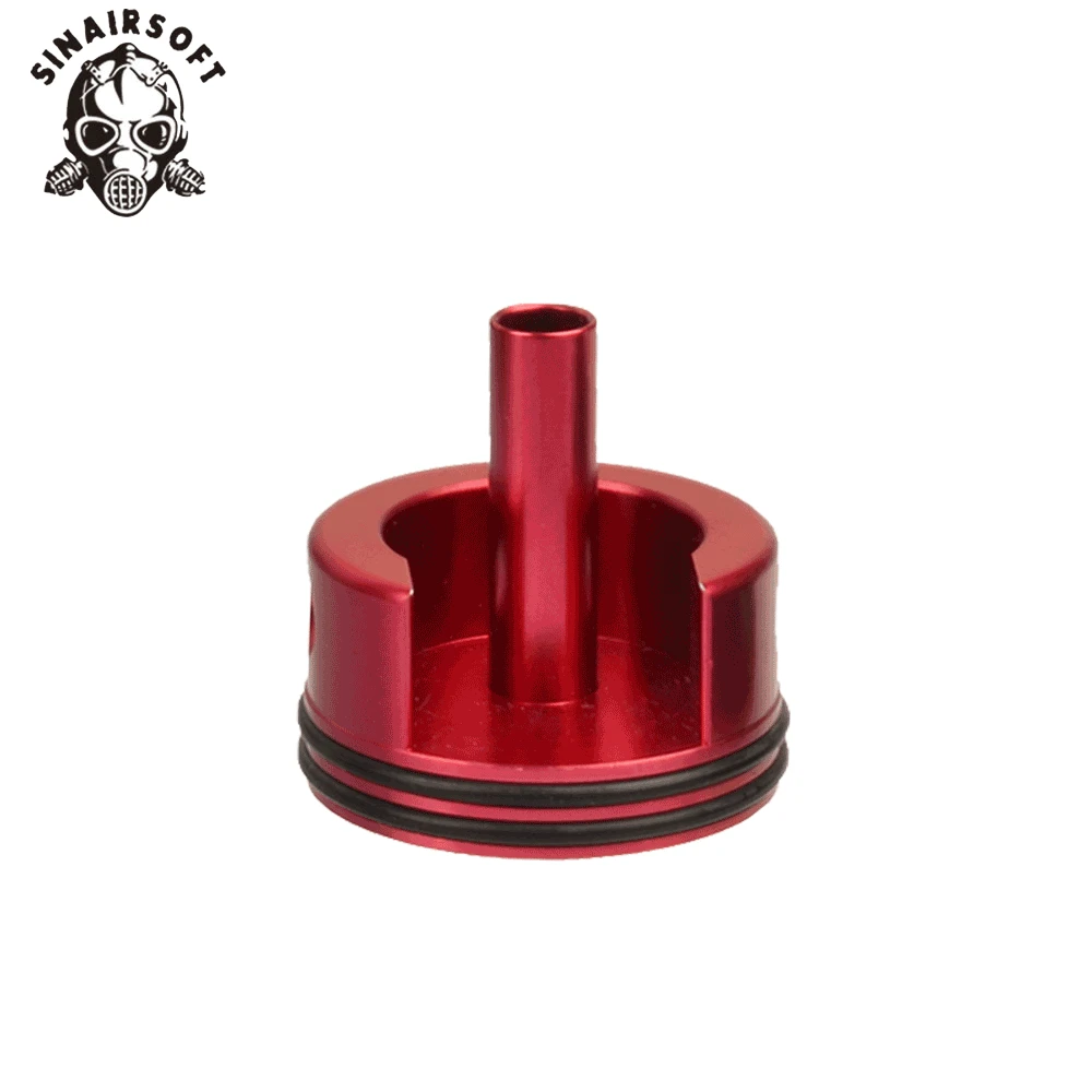 SHS CNC Алюминиевые Двойные уплотнительные кольца резиновые колодки тип головки цилиндра подходит AEG страйкбол Ver.2/3 коробка передач для пейнтбола стрельба аксессуары