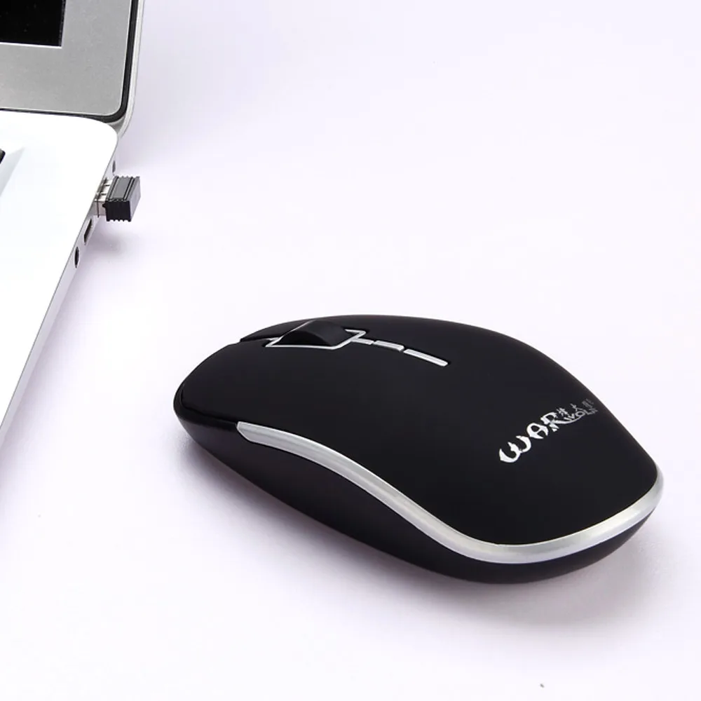 Перезаряжаемая Беспроводная игровая мышь 1600 dpi аккумулятор 2 4G геймер 4 кнопки