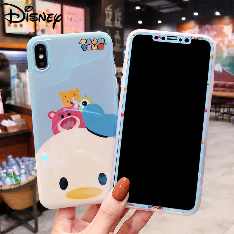 

2021 Disney for iPhone11/7/8plus /x /xs /xr / 11 pro / 7plus / xs max cartoon cute mobile phone case with stand