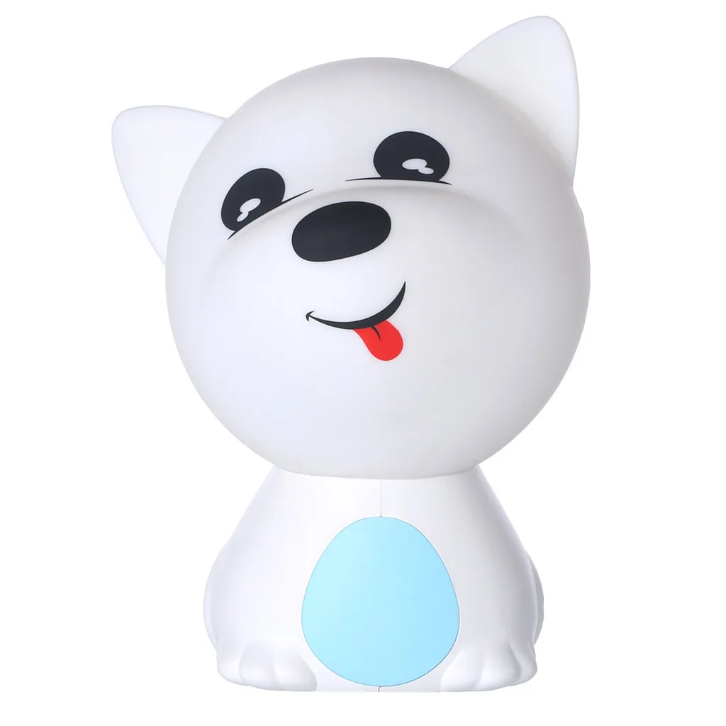 Милая собака ночник для детей декор в спальню мини светодиодная лампа креативная