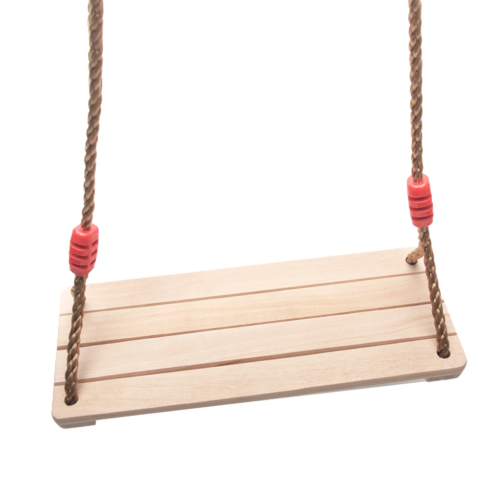 

Wooden Swing Seat For 150kg Tree Children Adult 4pc Board Playground Park Hanging Easy Install Yard Games Indoor Outdoor Hammock
