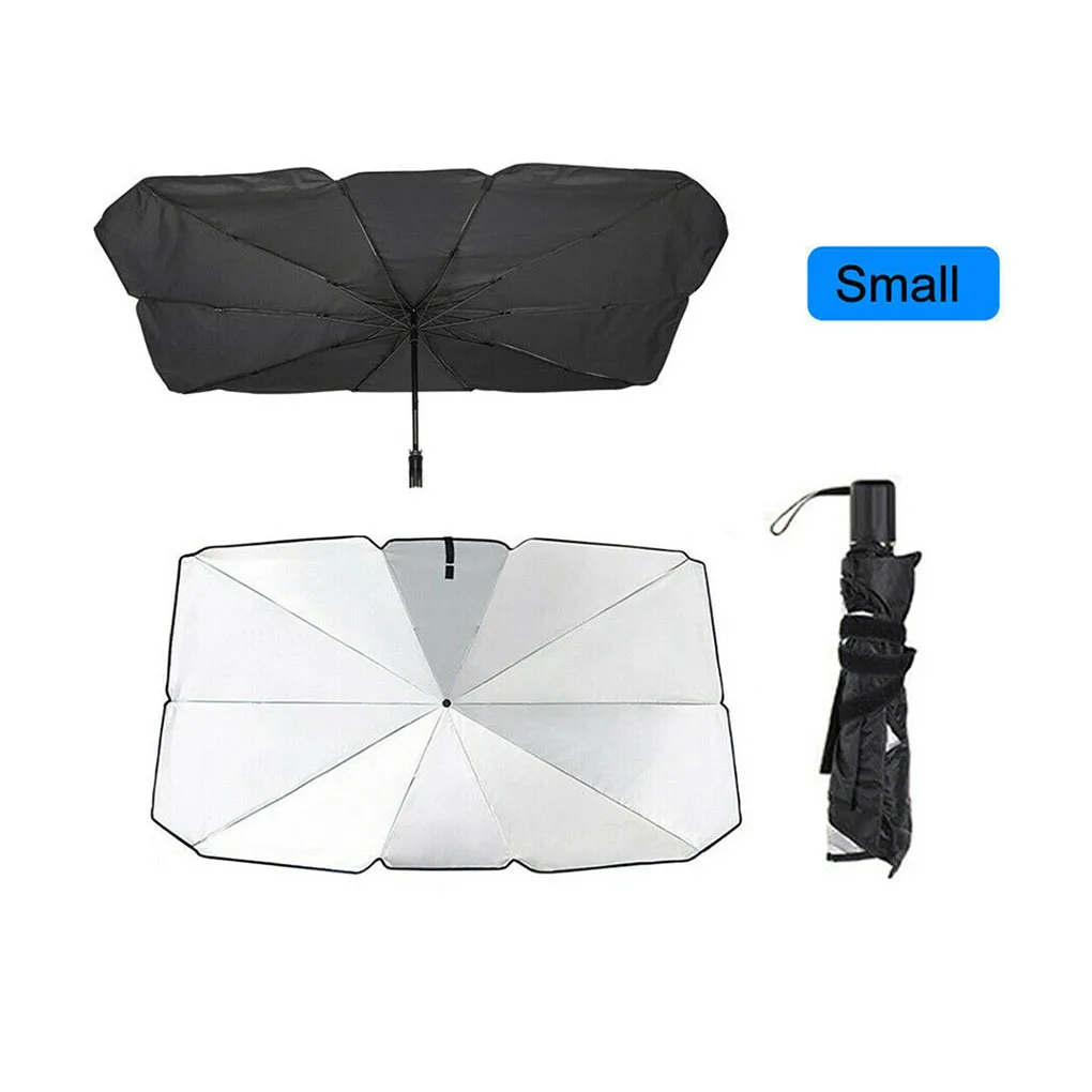 

Foldable Car UV Cover Sunshade Heat Insulation Car Windshield Sun Shade Umbrella Front Window Interior Protection 125cm 145cm