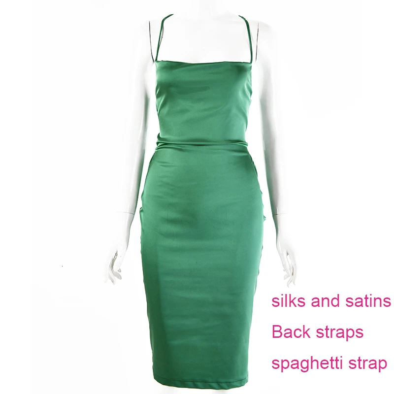 Летнее Сексуальное Женское Платье Dressmecb без рукавов с лямкой на шее тонких