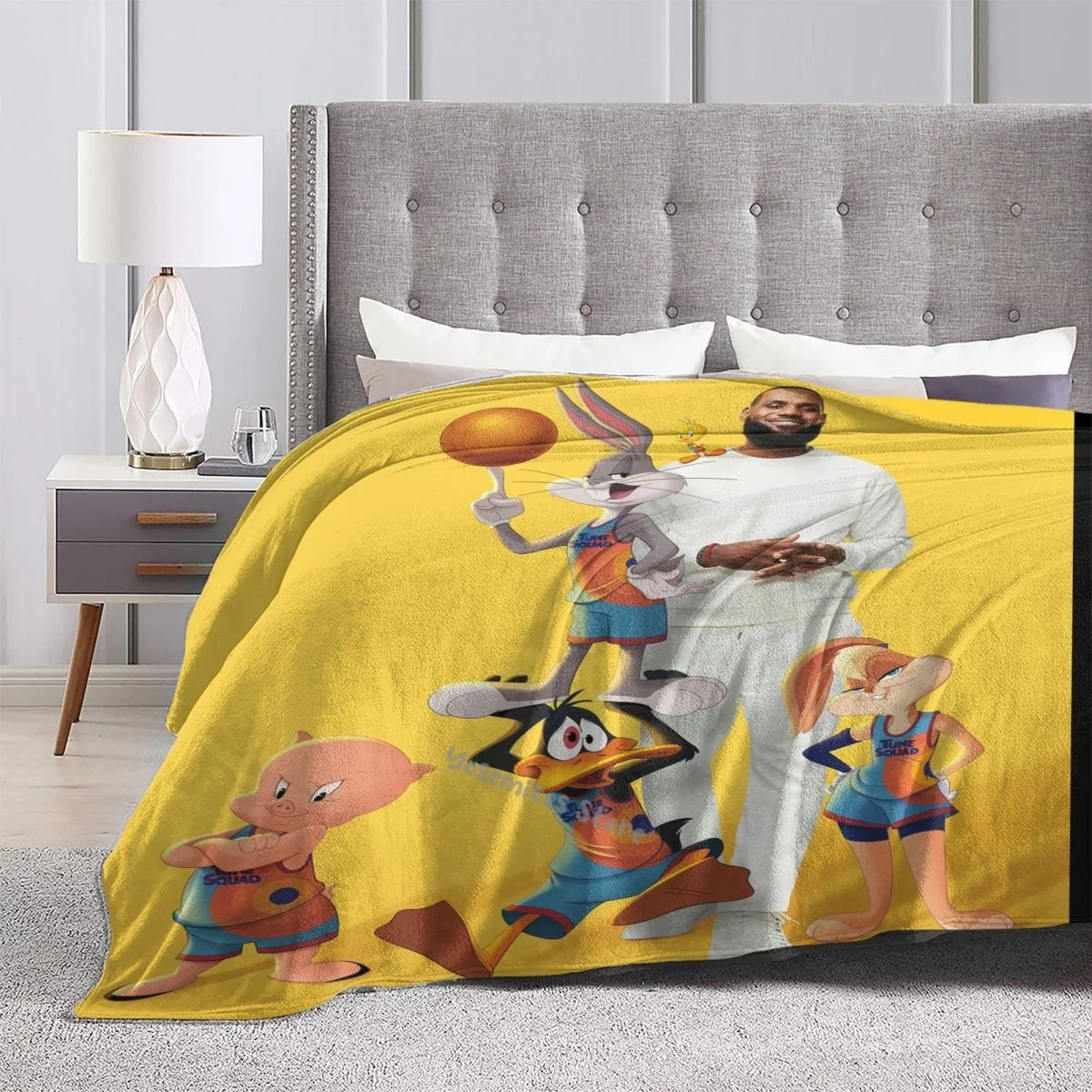 Плед Space Jams одеяло из шерпы постельное белье мягкое | Дом и сад