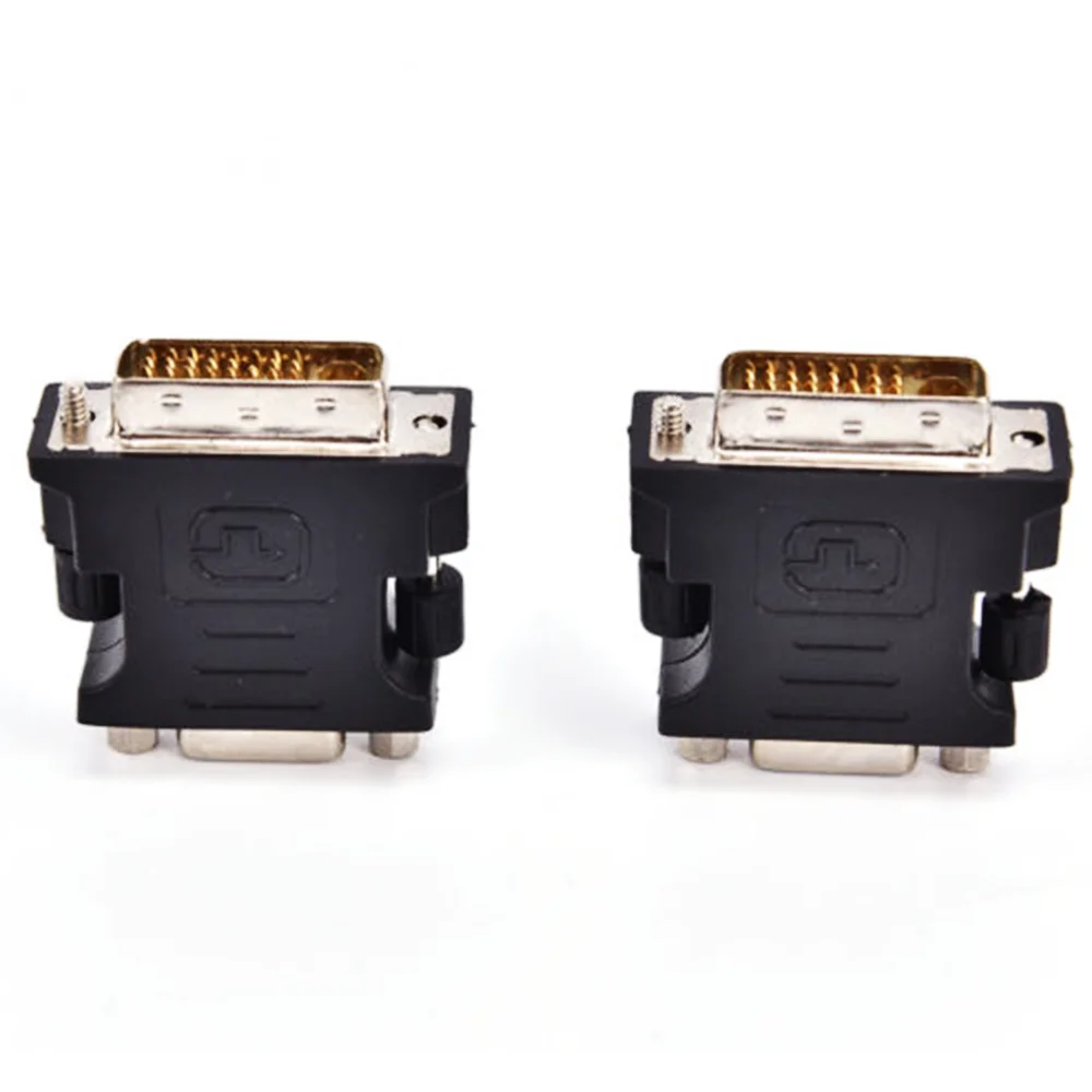 Переходник DVI в VGA конвертер 24 + 5 Pin папа мама видеоконвертер для проектора
