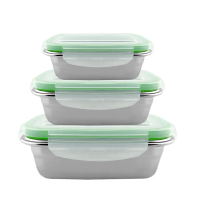 

350ML, 550ML, 850ML Crisper Lunch Box Bento Food Container Storage Camping