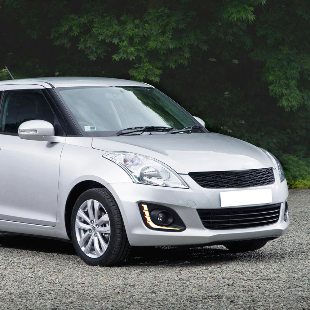 Автомобильный мигающий 1 пара ДХО для Suzuki Swift 2014 2015 2016 дневные ходовые огни