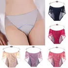 Женские трусики для менструации, хлопковые дышащие трусики с защитой от протечек и промежности