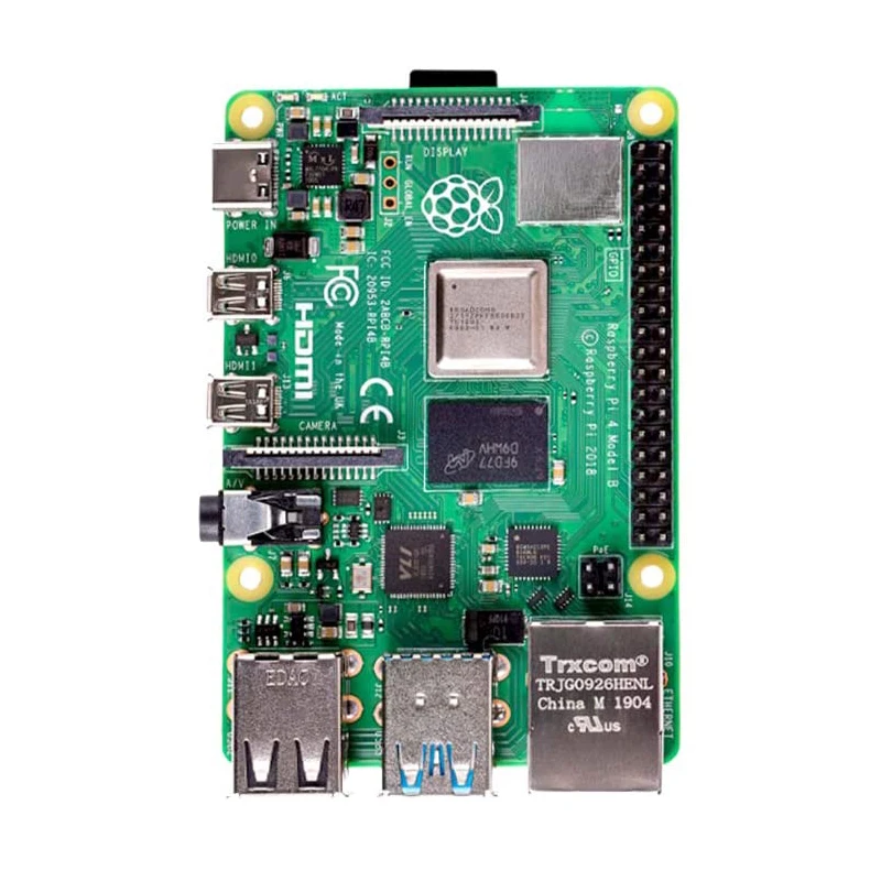 Оригинальный Raspberry Pi 4 Model B 2 гб/4 гб/8 гб озу BCM2711 четырёхъядерный телефон модели v8 1 5